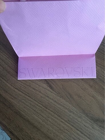 Swarovski karton poşet - Görsel 2