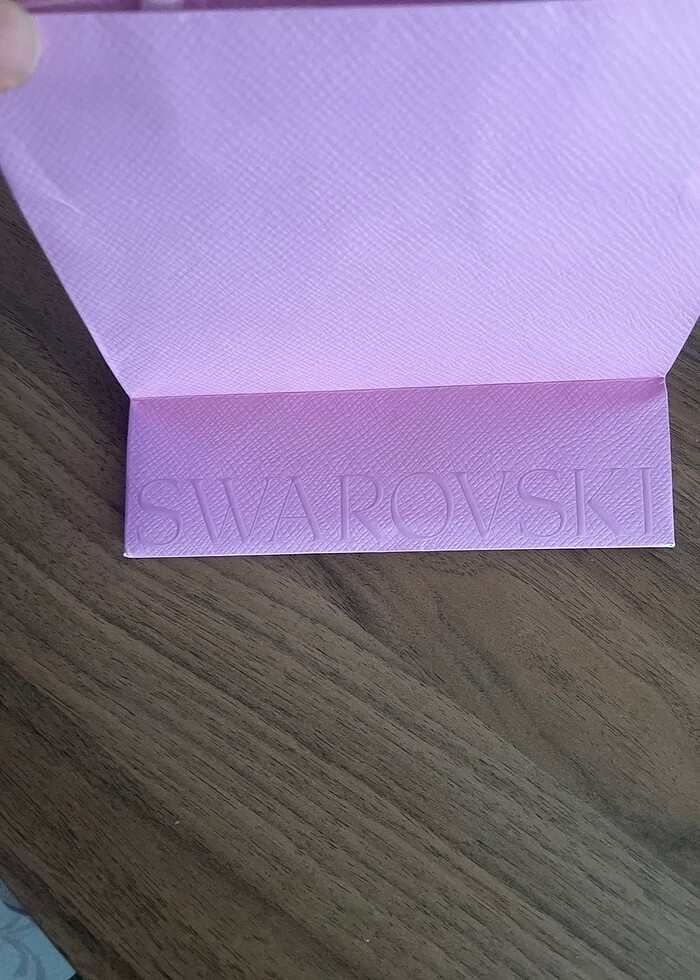 Swarovski karton poşet - Görsel 2