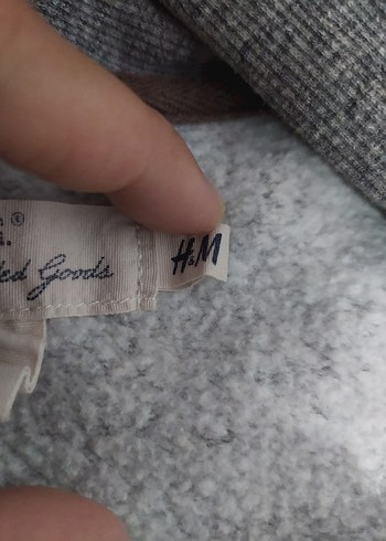 6-9 Ay Beden gri Renk Erkek Çocuk Düğmeli Gri Triko Hırka