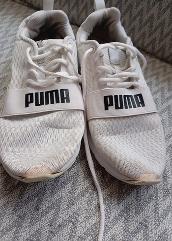 Beyaz PUMA Spor Ayakkabı - Görsel 2