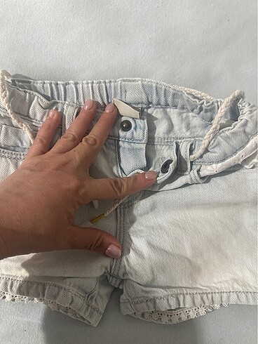 18-24 Ay Beden mavi Renk Kız çocuk şort