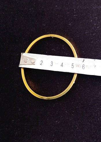  Beden altın Renk Altın Renkli Çelik solma kararma yapmaz Minimalist Bileklik