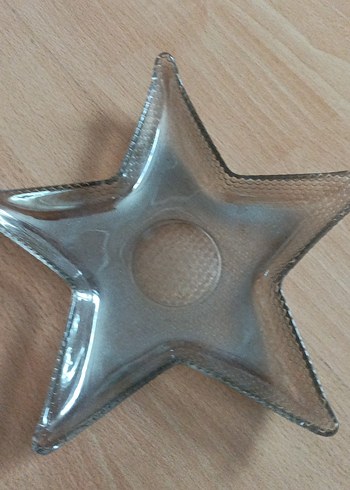 Yıldız Şekilli Cam Tabak Seti - Görsel 2