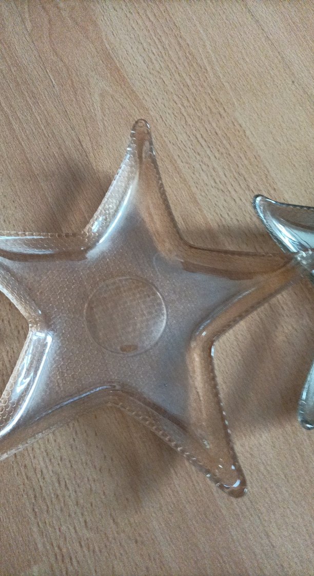 Yıldız Şekilli Cam Tabak Seti - Görsel 3