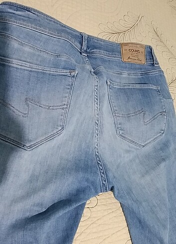 l Beden mavi Renk Kot Pantolon