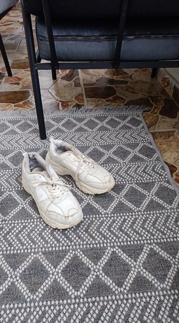 Beyaz Kadın Günlük Spor Ayakkabı - Görsel 2