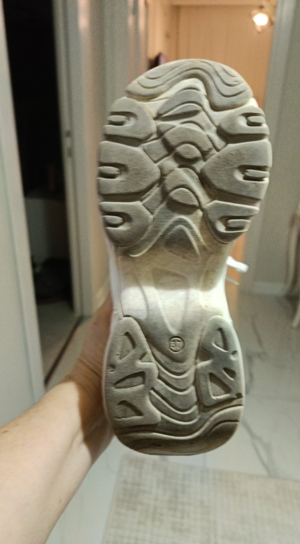 Beyaz Kadın Günlük Spor Ayakkabı - Görsel 5