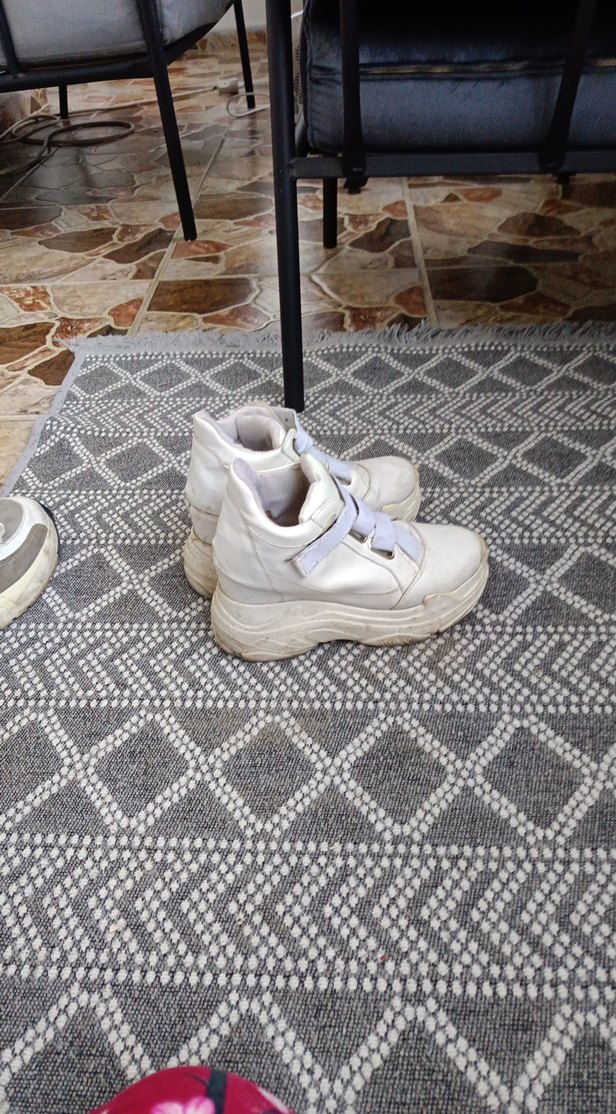 Beyaz Kadın Günlük Spor Ayakkabı - Görsel 2