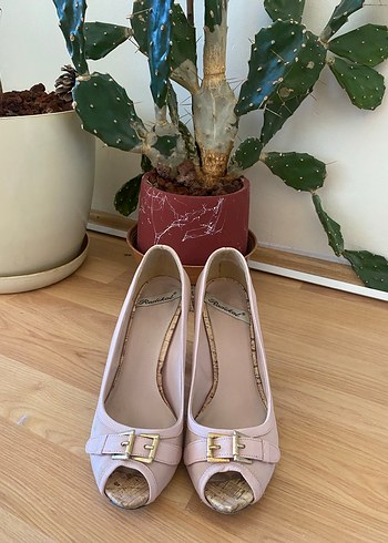 Pudra Tokalı Stiletto Topuklu Kadın Ayakkabı - Görsel 2