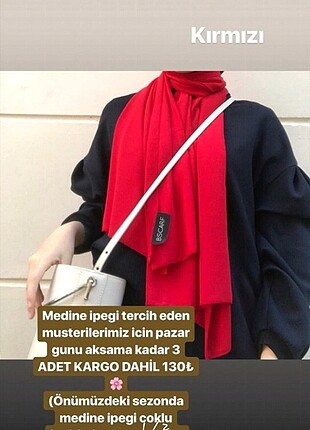 Bscarf Medine İpeği Şal