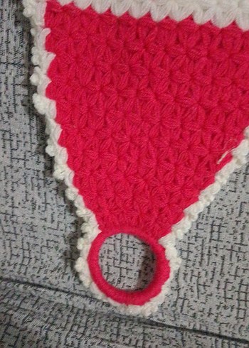 Kalp Desenli Çok Renkli Banyo Lif - Görsel 4