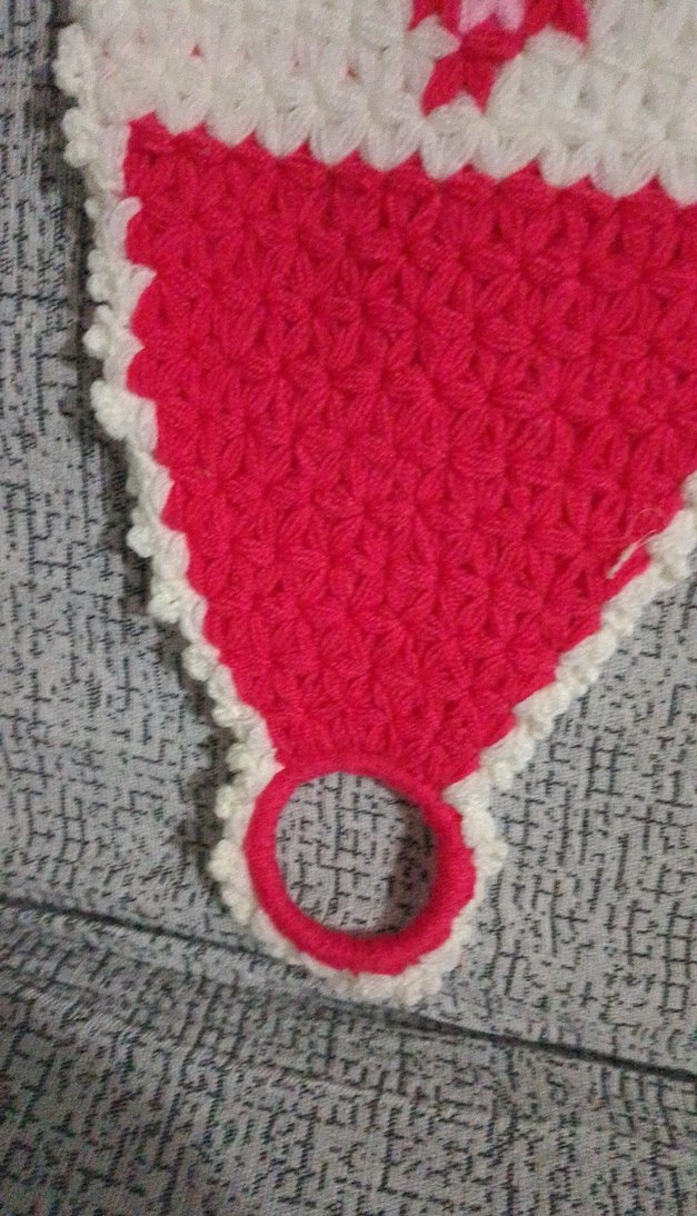 Kalp Desenli Çok Renkli Banyo Lif - Görsel 4