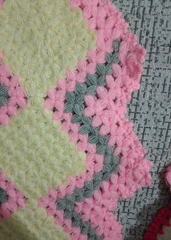 Pastel Renkli Örgü Banyo Süngeri - Görsel 4