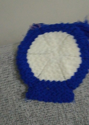 Mavi Renkli Baykuş Tasarımlı Banyo Süngeri - Görsel 3