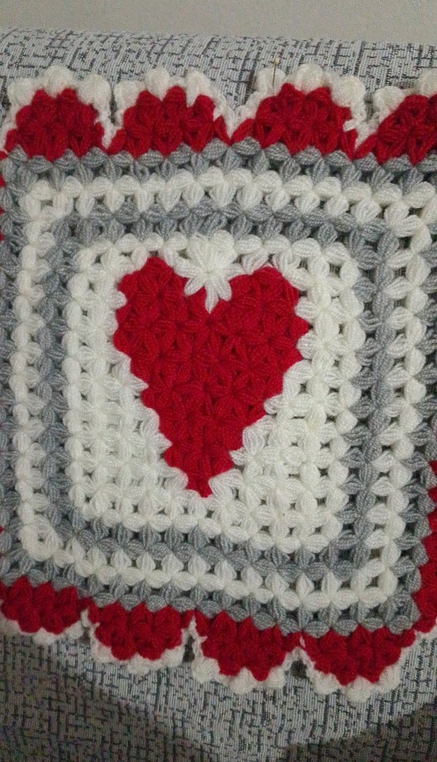 Kırmızı Kalp Desenli Gri Banyo Süngeri - Görsel 3