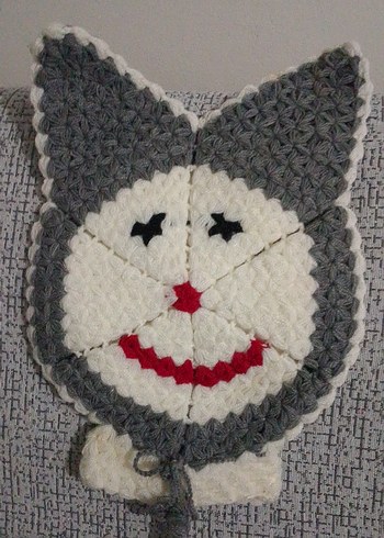 Gri Kedi Figürlü Banyo Süngeri - Görsel 3