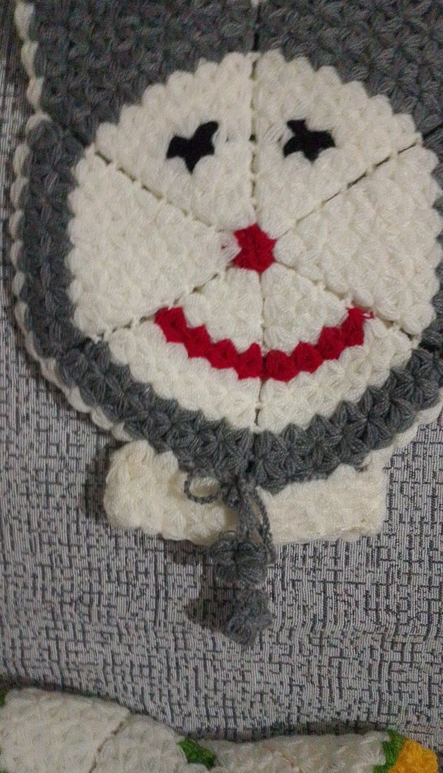 Gri Kedi Figürlü Banyo Süngeri - Görsel 2