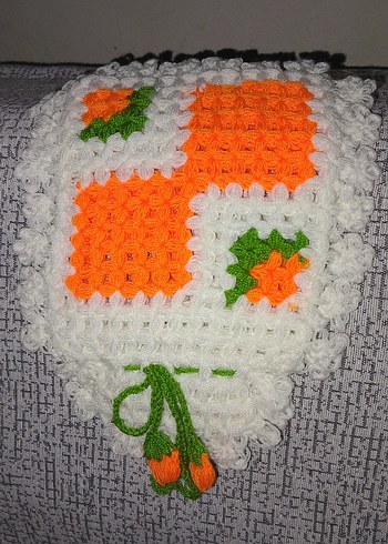 Renkli Örgü Banyo Süngeri - Görsel 2