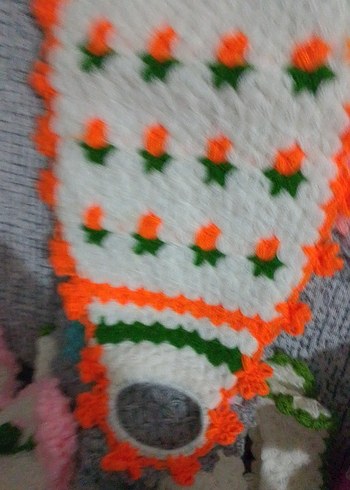 Çok Renkli Örgü Banyo Süngeri - Görsel 4