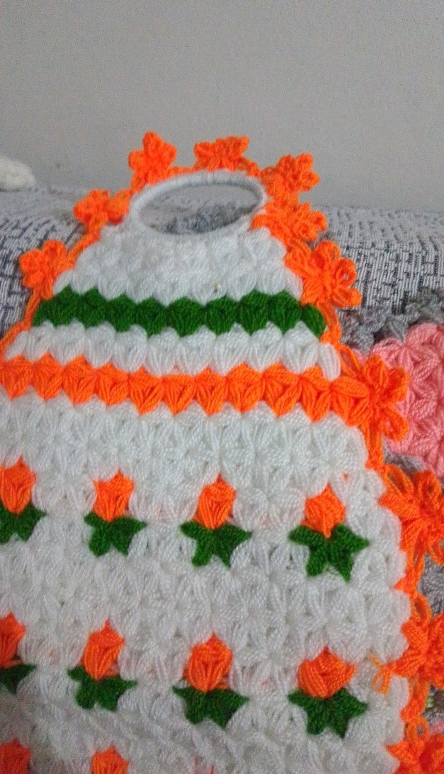 Çok Renkli Örgü Banyo Süngeri - Görsel 3