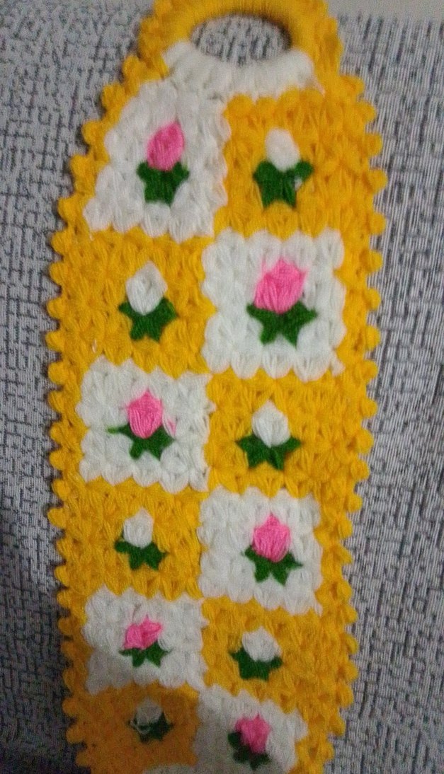 Çiçek Desenli Renkli Banyo Süngeri - Görsel 2