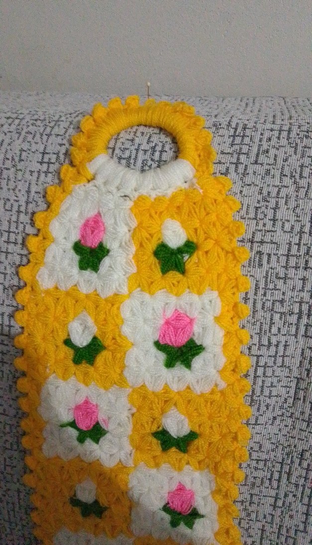 Çiçek Desenli Renkli Banyo Süngeri - Görsel 3