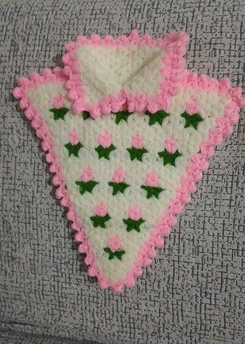 Pastel Renkli Örgü Banyo Süngeri - Görsel 3