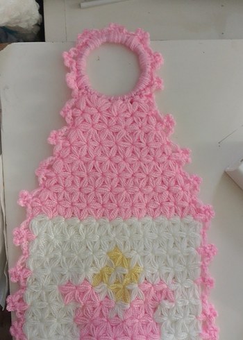 Pembe El Örgüsü Banyo Süngeri - Görsel 3