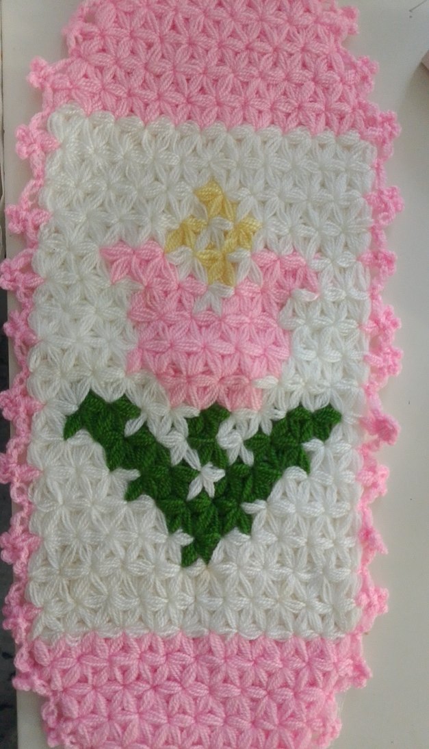 Pembe El Örgüsü Banyo Süngeri - Görsel 2