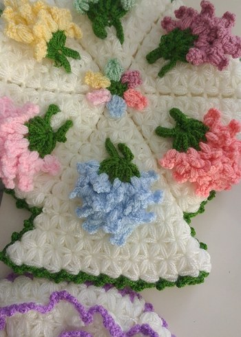 Çiçek Desenli Pastel Renkli Banyo Süngeri - Görsel 4