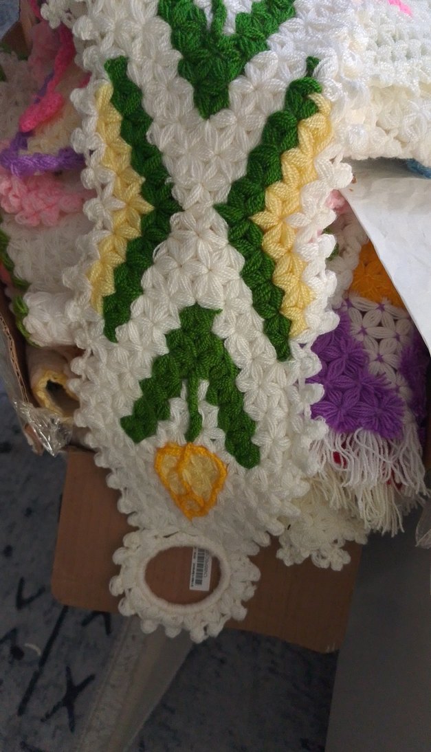 Renkli Örgü Banyo Süngeri - Görsel 2