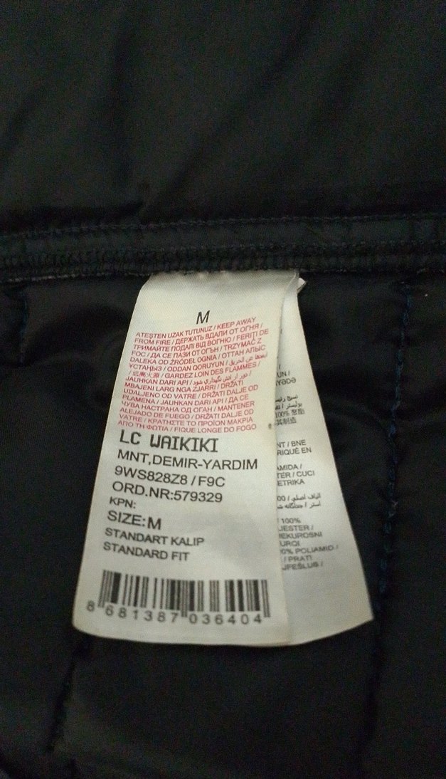 LCW Casual Siyah Erkek Rozeti M Bedeni - Görsel 2