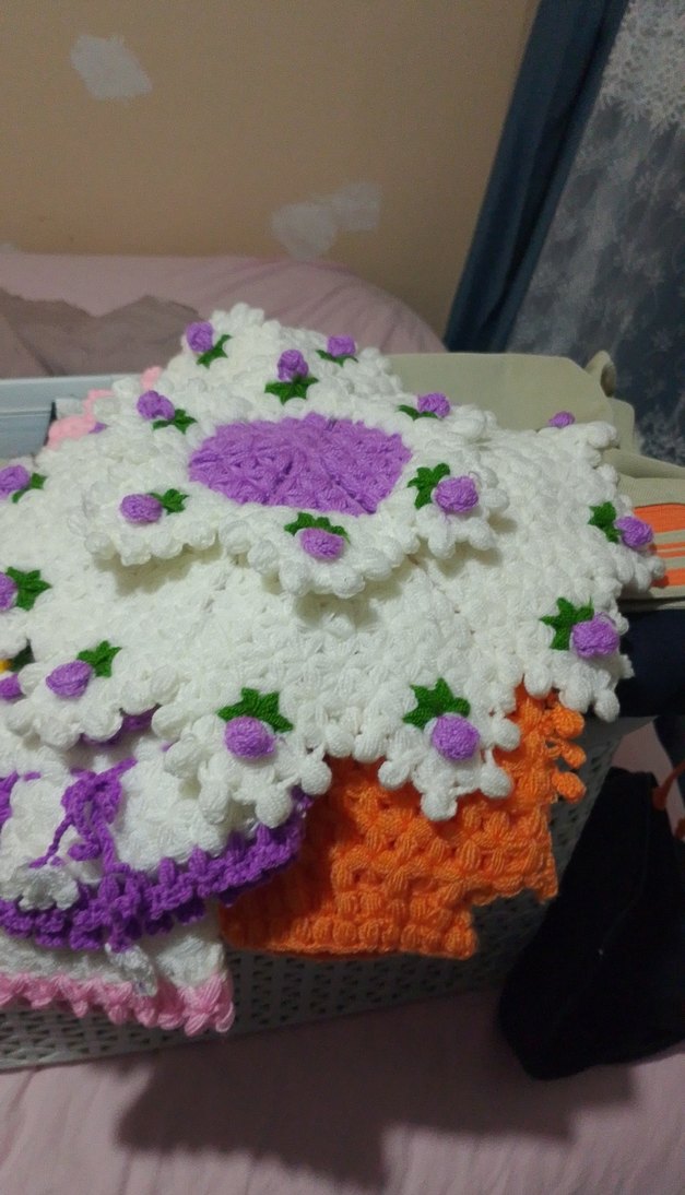 Çiçek Desenli Renkli Banyo Süngeri - Görsel 3