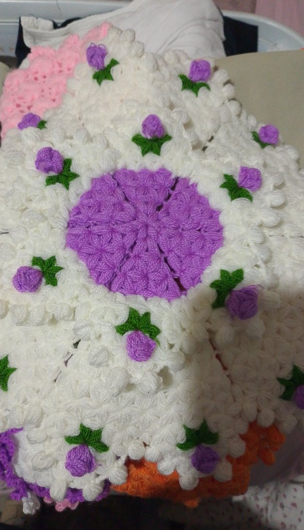 Çiçek Desenli Renkli Banyo Süngeri - Görsel 2