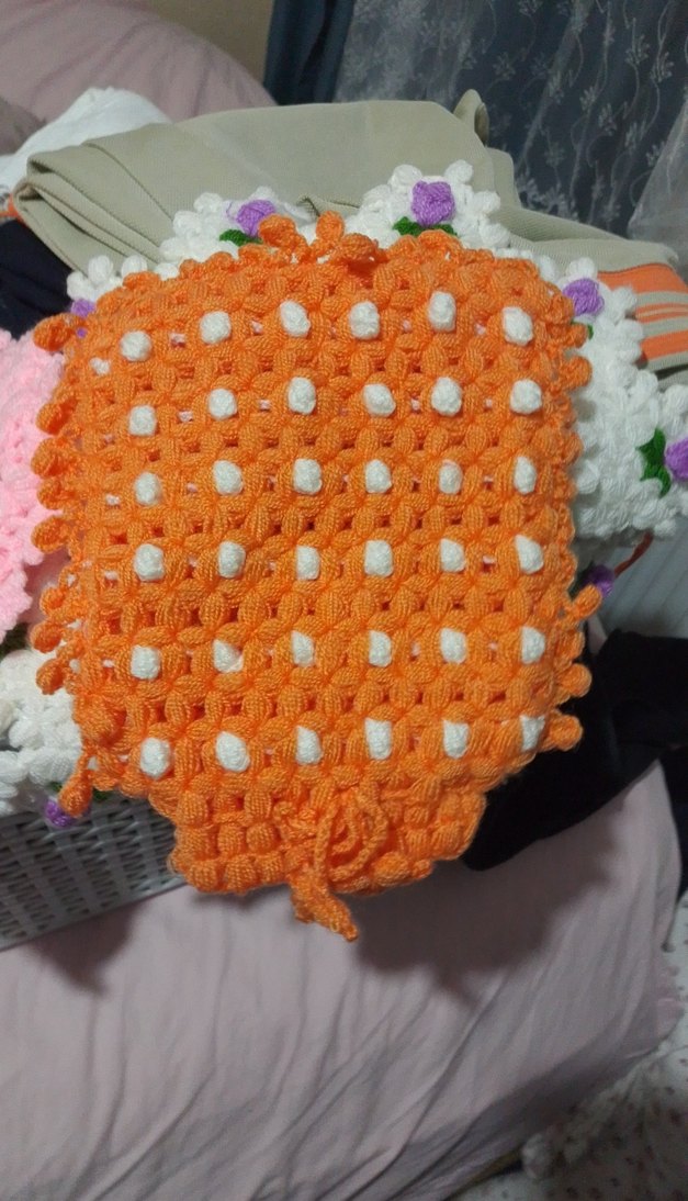 Renkli Örgü Banyo Süngeri - Görsel 2