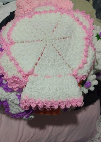 Pembe Çiçek Desenli Banyo Süngeri - Görsel 4