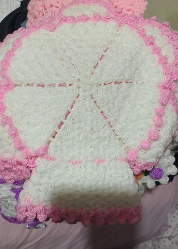 Pembe Çiçek Desenli Banyo Süngeri - Görsel 3