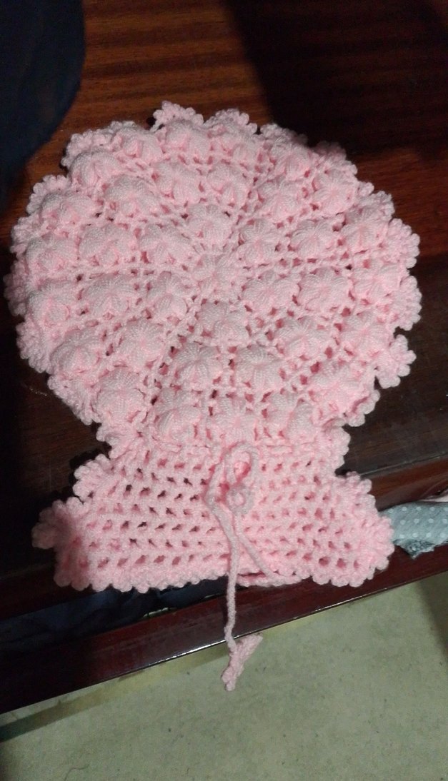 Pembe  Örgü lif tığ örgütü - Görsel 3