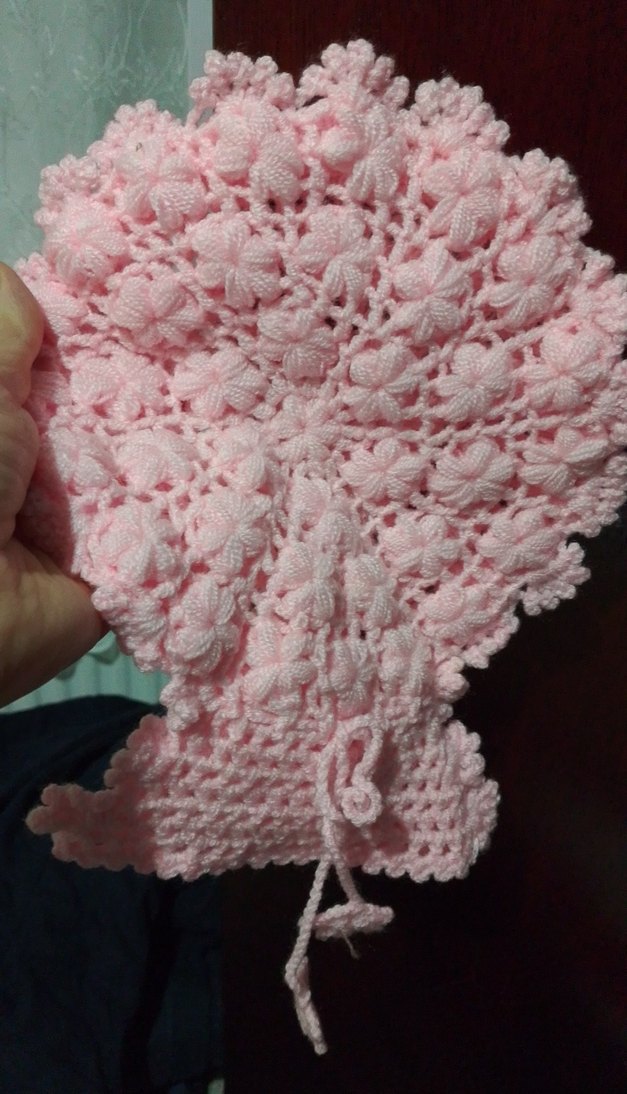 Pembe  Örgü lif tığ örgütü - Görsel 4