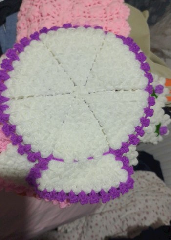 Renkli Örgü Banyo Süngeri - Görsel 3