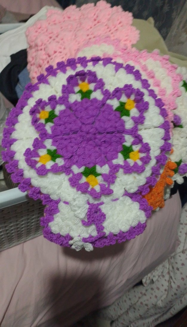 Renkli Örgü Banyo Süngeri - Görsel 2