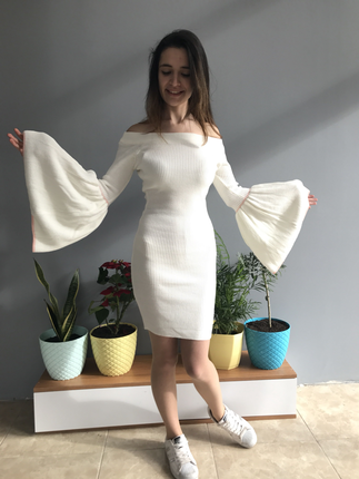 TRİKO ELBİSE YİLBASİ OZEL