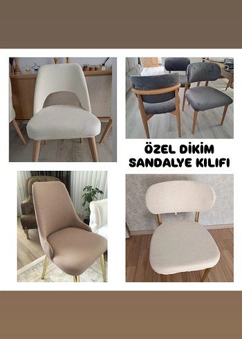 Özel Dikim Sandalye Kılıfı