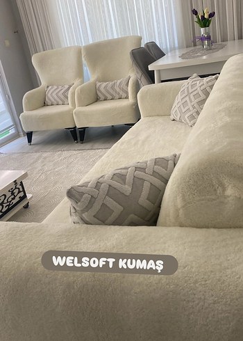 Welsoft Kumaş Koltuk Örtüsü