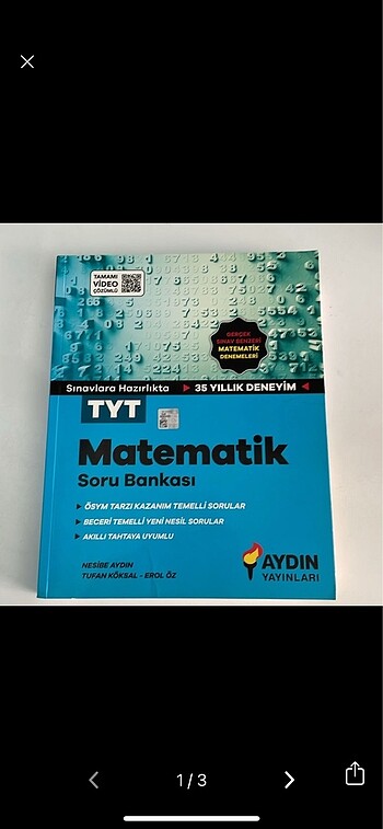 Tyt matematik soru bankası aydın yayınları