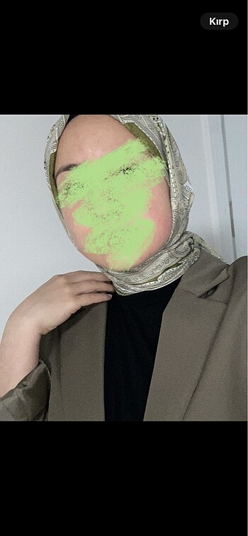Beden haki Renk Etnik desen şal