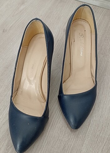 37 Beden lacivert Renk Stiletto