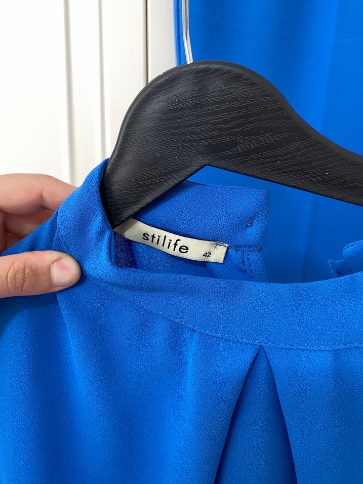 Diger Kadın Mavi Uzun Kollu Takım - Görsel 2