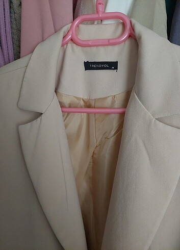 s Beden Trendyolmilla Bej blazer ceket