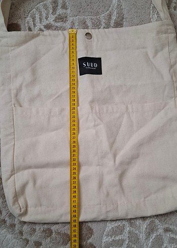 Suud Collection Suud Colletion Bej Keten Kumaş Kol Çantası